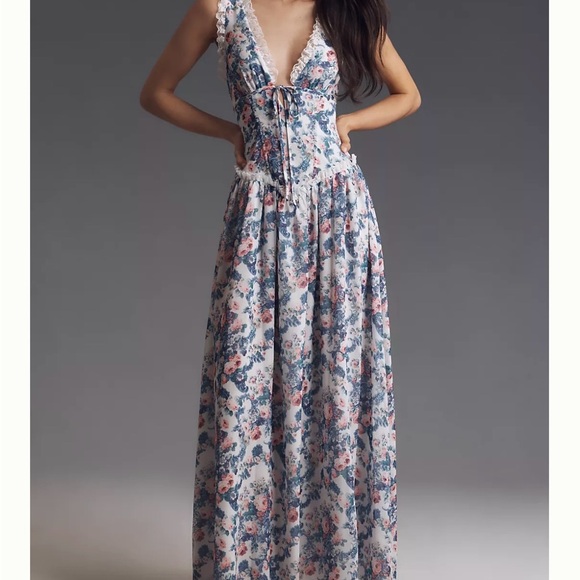 For Love And Lemons Floral Audrey Maxi Dress - Picture 10 of 13